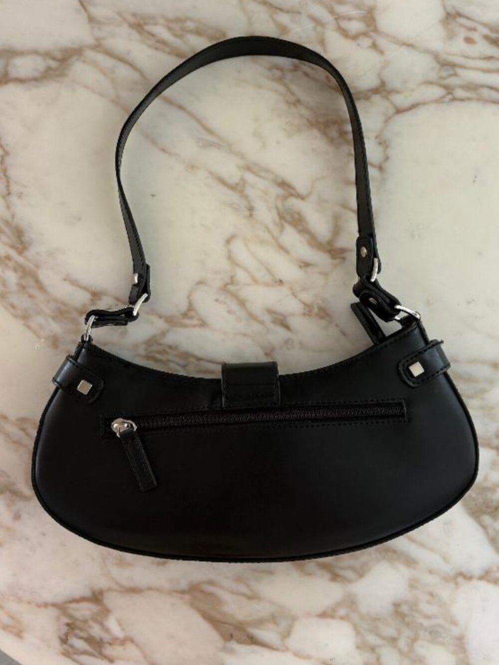 Guess faux-leather mini shoulder bag - Picture 3 of 4